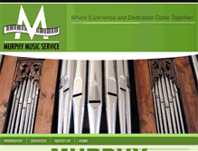 Tablet Screenshot of murphymusicservice.com